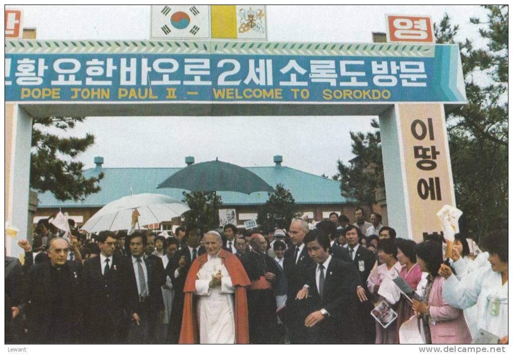 The Visit Of Pope John Paul II In KOREA, PAPUA NEW GUINEA, SOLOMON ISLANDS, THAILAND - 13 Pieces - Papi