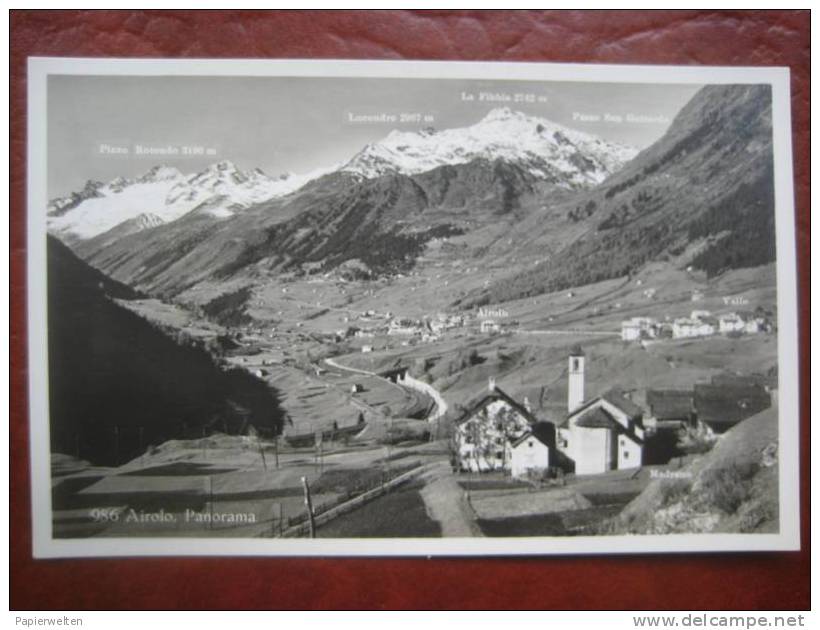 Airolo (TI) - Panorama - Airolo