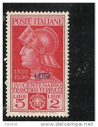 EGEO 1930 LERO FERRUCCI LIRE 5 + 2 MNH - Egée (Lero)