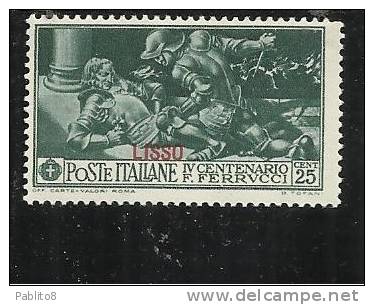 EGEO 1930 LIPSO FERRUCCI 25 C MNH - Ägäis (Lipso)