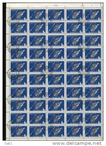 URSS --- 1964 --- Feuille Complete Obliteres ( Aviation ) - Volledige Vellen