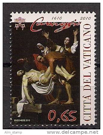 2010 Vatikan Mi. 1668**MNH  400. Todestag Von Caravaggio. - Nuovi