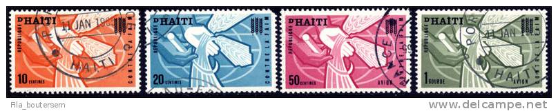 Haïti : 12-07-1963 (OBL)  Mich : 745-748  Yv : 503-504 + PA 272-273 - Haiti