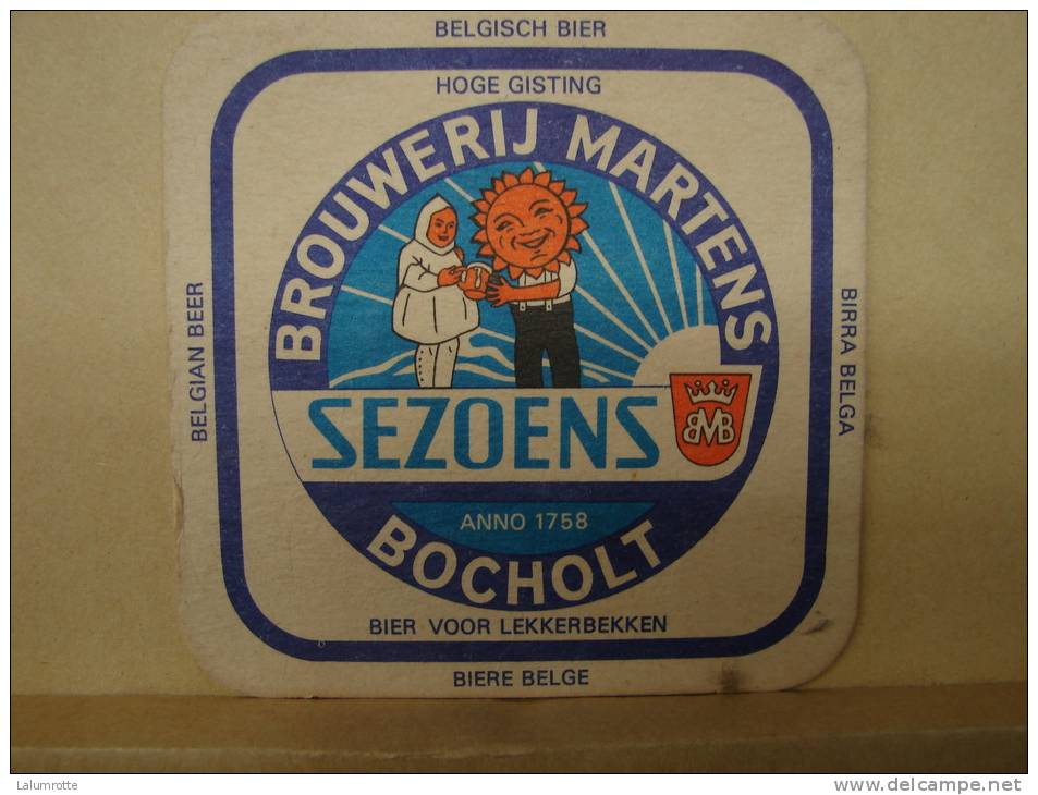 SB69. Brouwerij Martens. SEZOENS Bocholt. Bier Voor Leekerbekken - Sous-bocks