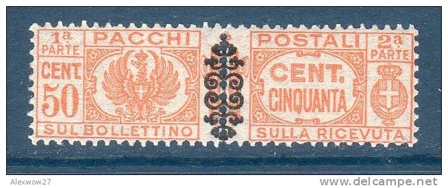 Italia / Italy Regno 1927-32  -- Pacchi Postali  N°28 ---   ** MNH / VF - Postal Parcels