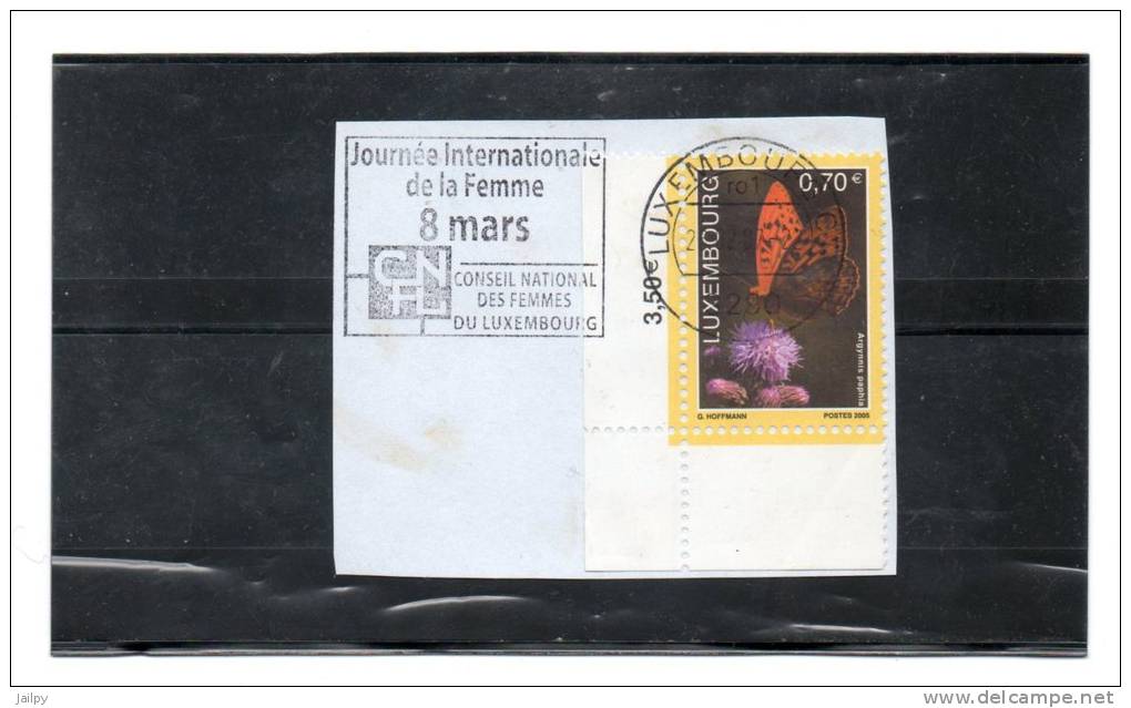 LUXEMBOURG   0,70 €    Année 2005  (sur Fragment Oblitéré) - Usados