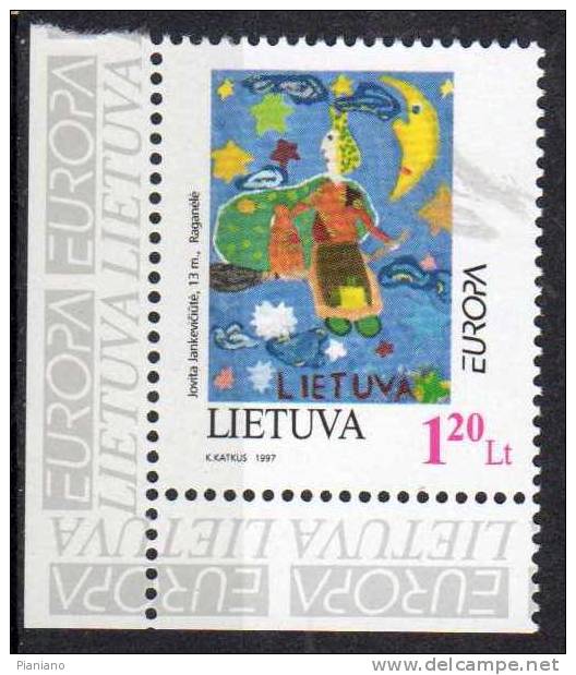PIA  -  LITUANIA  - 1997  : Europa   (Yv  556-57) - 1997