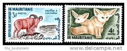 Mauritanie : 01-06-1961 (MNH) : Mich : 166-167  Yv : 143-144 - Mauritanie (1960-...)