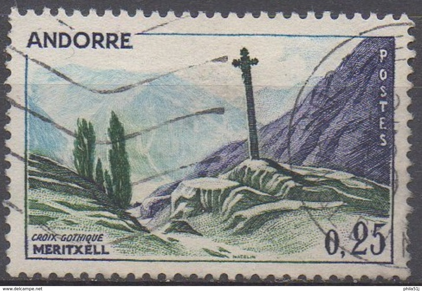 ANDORRE  FRANCAIS   N° 158__OBL VOIR SCAN - Oblitérés