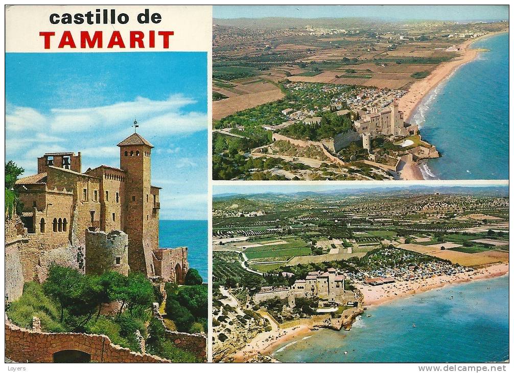 TARRAGONA.  Castillo De TAMARIT Y "Camping Tamaris". - Tarragona