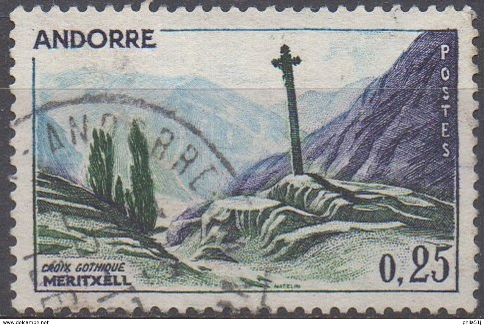 ANDORRE  FRANCAIS   N° 158__OBL VOIR SCAN - Oblitérés