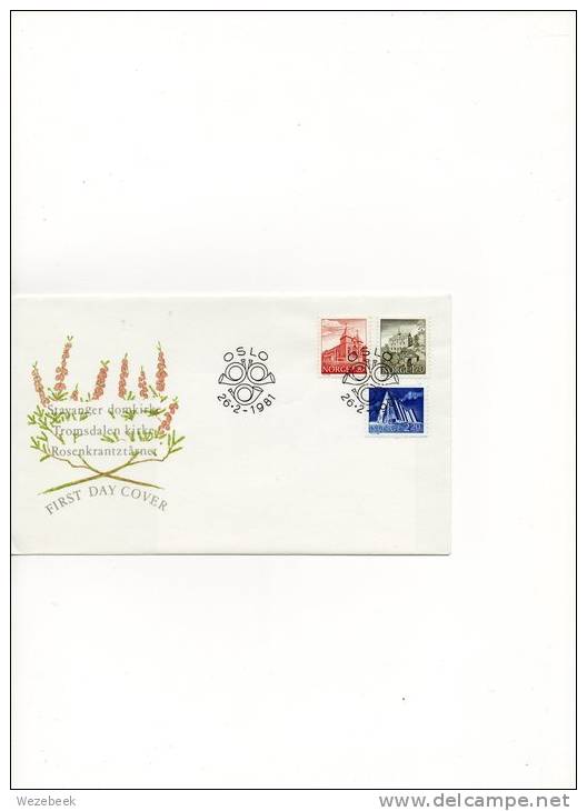 Norwegen FDC 1981 - Ongebruikt