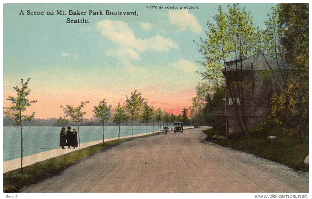 21815   Stati  Uniti,  Seattle,  A  Scene  On  Mt.  Baker  Park  Boulevard,  NV - Seattle