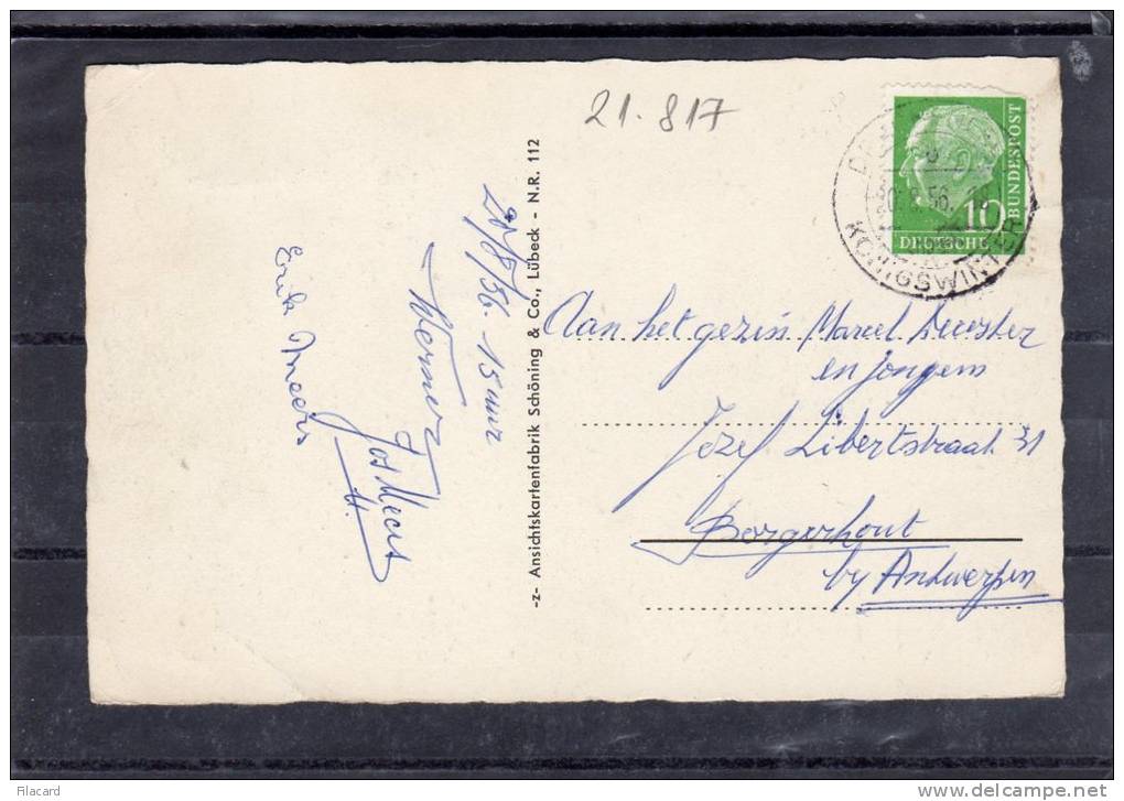 21817   Germania,   Drachenfels,  VG  1956 - Drachenfels