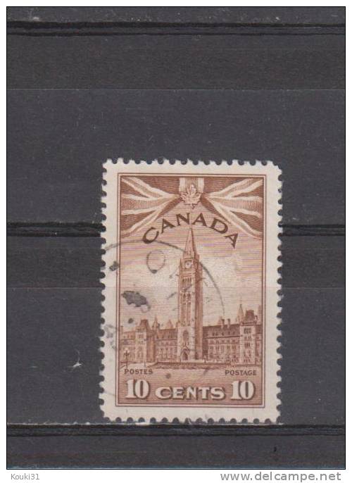 Canada YT 213 Obl : Le Parlement - Used Stamps