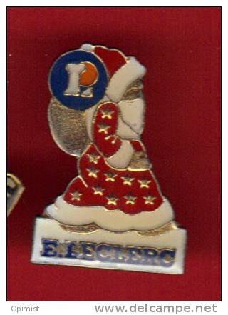 19004--leclerc..sapin..no El.neige.fete.pere  Noel.bonhomme De Neige. - Christmas