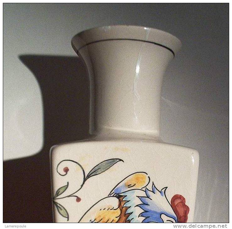 Portugal Curiarte°  - Vase Au Coq   - Vase Rooster - Vaas Haan - Hahn VA024 - Autres & Non Classés