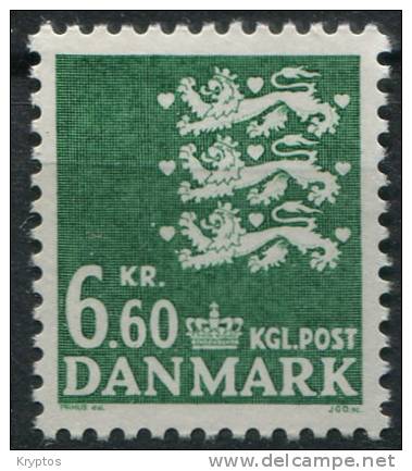 Denmark 1988 - Coat Of Arms - 6.60 Kr. - Neufs