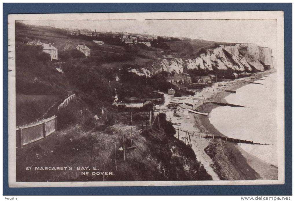 KENT - CP ST MARGARET´S BAY - E. NR DOVER - Y.M.C.A. SERIES - 1921 - Dover