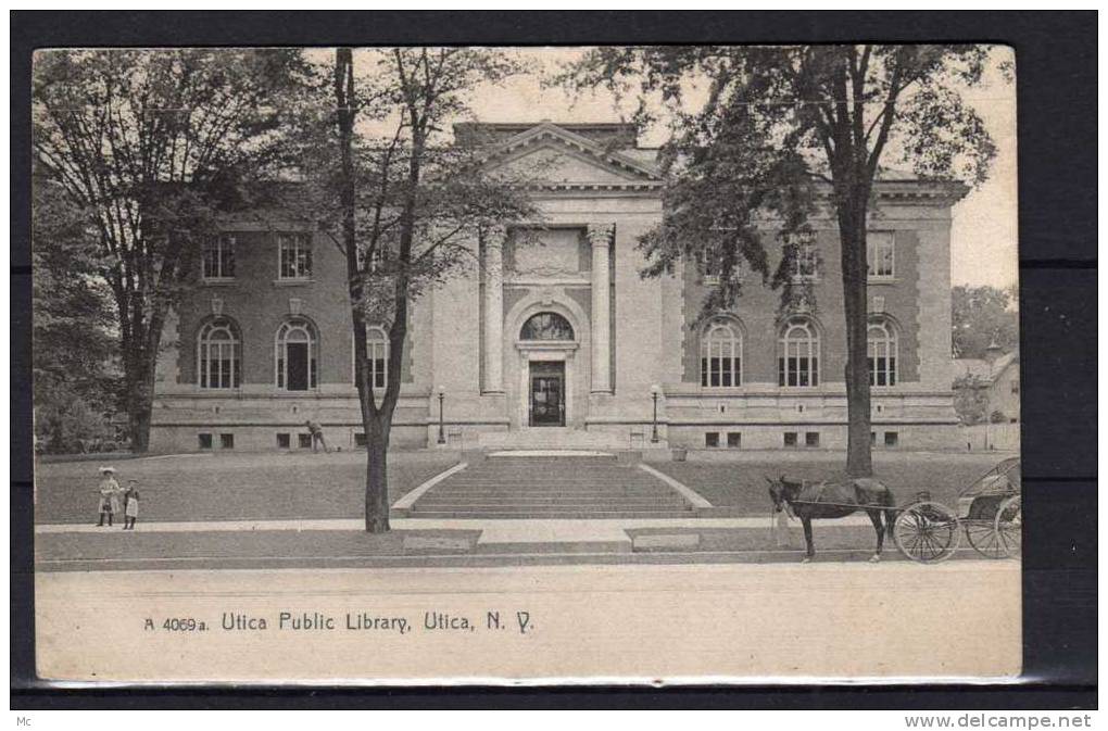 Etats-Unis -  New York - Utica Public Library - Utica