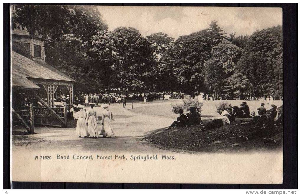 Etats-Unis - Band Concert, Forest Park, Springfield, Massachusetts - Springfield