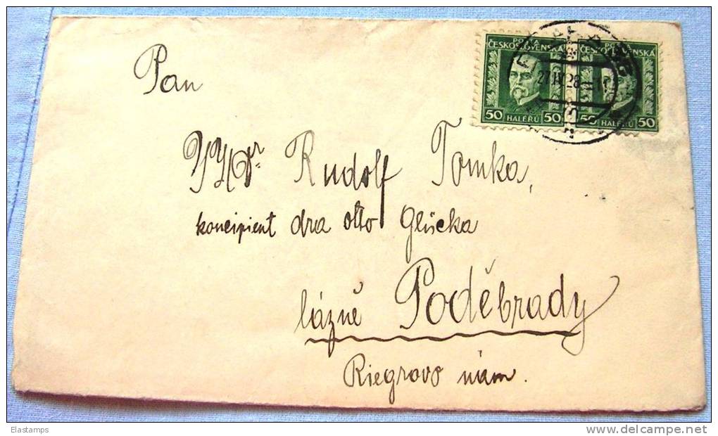 == CSR  Cv. Podebrady 1928 - Storia Postale