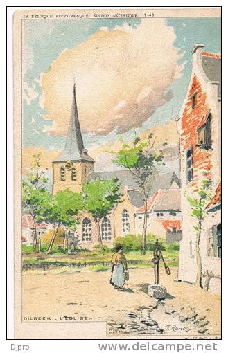 Dilbeek   L'eglise  Kerk  Lirh  J L Goffart - Dilbeek