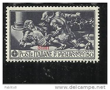 EGEO 1930 SIMI FERRUCCI 50 C MNH - Egée (Simi)