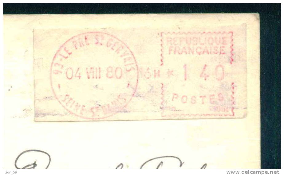 112117 / LSA / 93 LE PRE GERVAIS 4.81980 - SEINE St. DERIS / PARIS TOUR ELFFEL MOTRE DAME . -  France Frankreich Francia - Covers & Documents