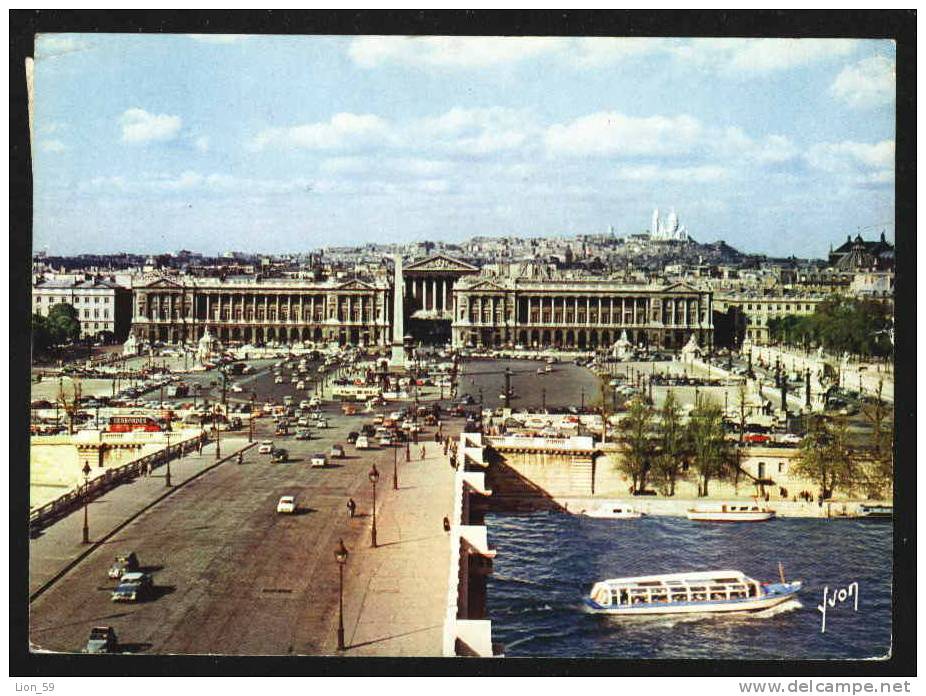 112116 / LSA / PARIS XX AN1 16.11.1961 R. PELLEPORT / PARIS LA PLACE PONT CONCORDE-  France Frankreich Francia - Lettres & Documents