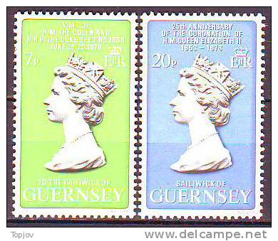 GUERNSEY -  Q E II - CORONATION  -  1978  - **MNH - Berühmte Frauen