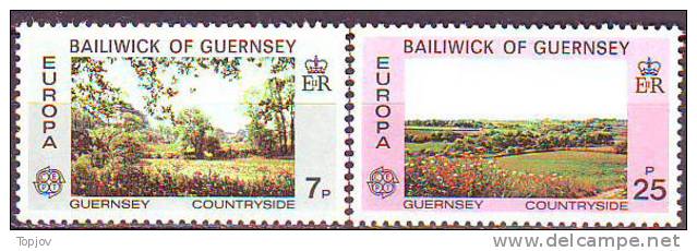 GUERNSEY - FLORA PROSPECT - EUROPE CEPT  -  1977  - **MNH - Gemüse