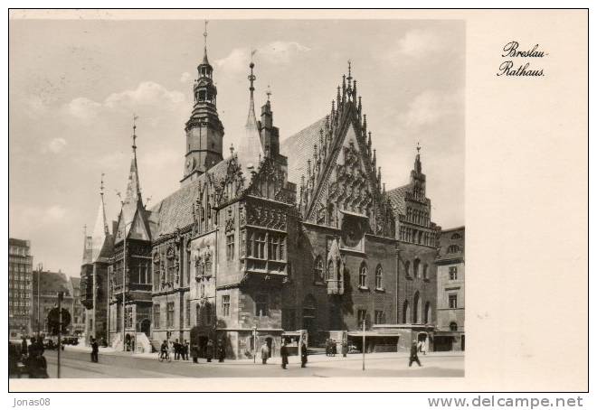 BRESLAU,  RATHAUS  ~ 1930  MIT SONDERSTEMPEL - Schlesien