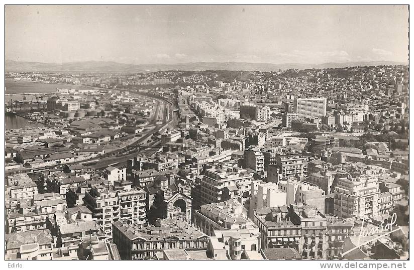 ALGER Vue Générale Prise De La Terrasse Des Immeubles Du Groupe Lafayette  écrite TTB - Algiers