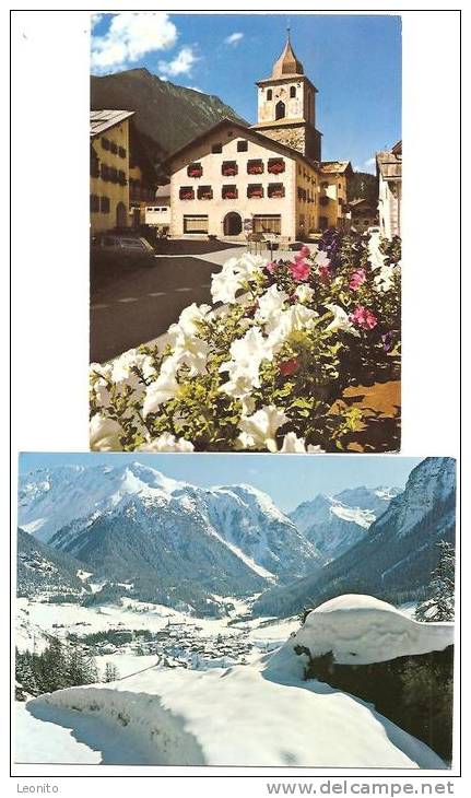 Bergün Graubünden 2 Ansichtskarten - Bergün/Bravuogn