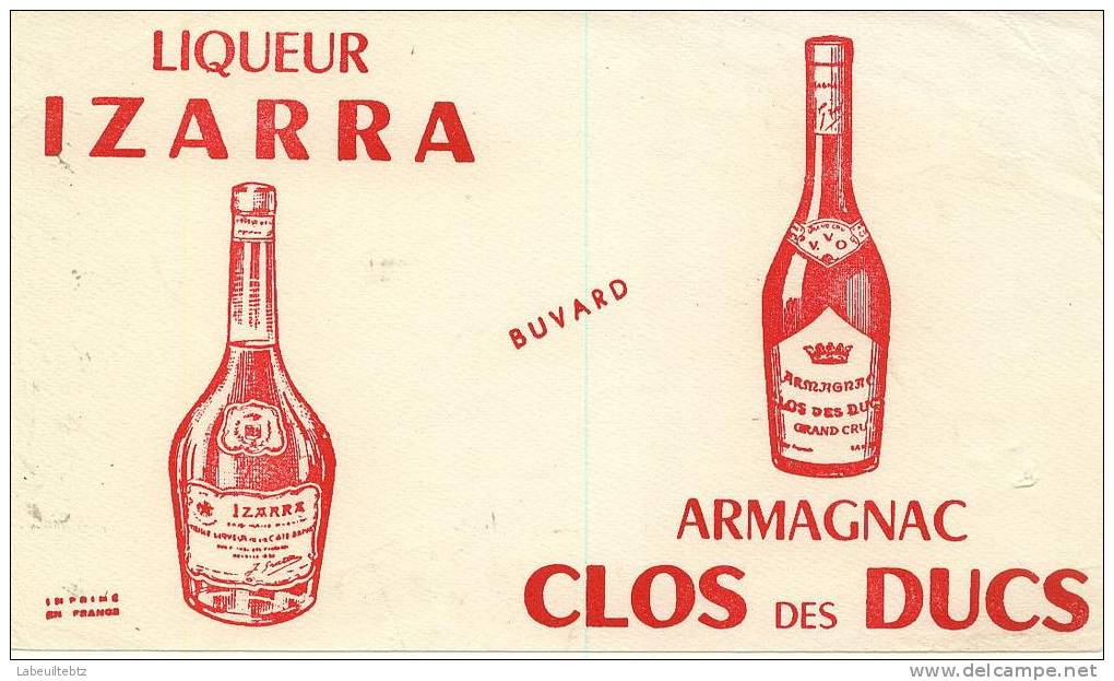 IZARRA ( Liqueur Du Pays Basque ) Clos Des Ducs  PRIX FIXE - Liqueur & Bière