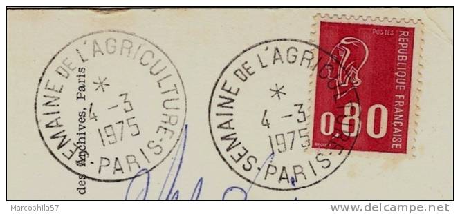 BT75-02- Paris - Semaine De L'agriculture - Temporary Postmarks