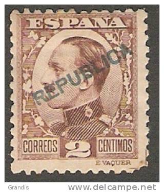 Emisiones Locales Patriot. Ed.IV Madrid 1931 Nr. 2* - Republican Issues
