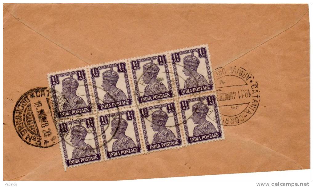 1948 LETTERA INDIA - Brieven En Documenten