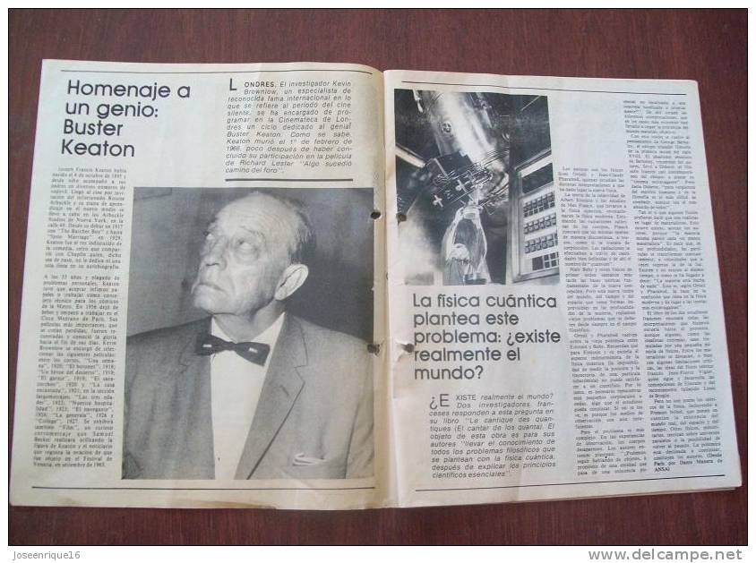 BUSTER KEATON, MUSSOLINI, ONASSIS, DALI  -  URUGUAY 1987 - REVISTA, MAGAZINE. - [2] 1981-1990