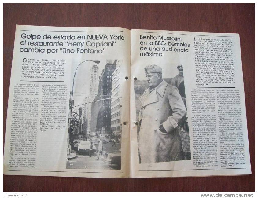 BUSTER KEATON, MUSSOLINI, ONASSIS, DALI  -  URUGUAY 1987 - REVISTA, MAGAZINE. - [2] 1981-1990