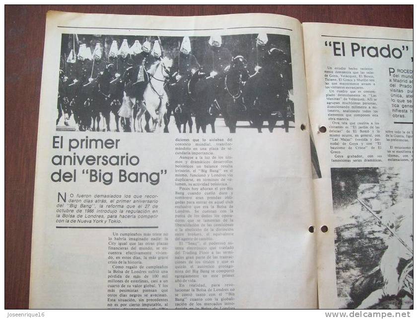 BIG BANG, DIA DE LAS PLAYAS, URUGUAY 1987 - REVISTA, MAGAZINE. - [2] 1981-1990