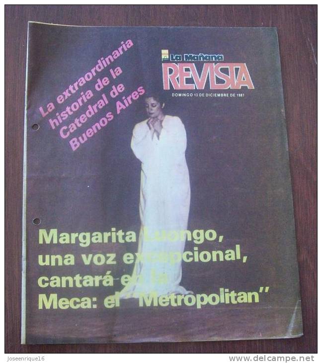 CATEDRAL BUENOS AIRES, ARGENTINA, URUGUAY 1987 - REVISTA, MAGAZINE. - [2] 1981-1990