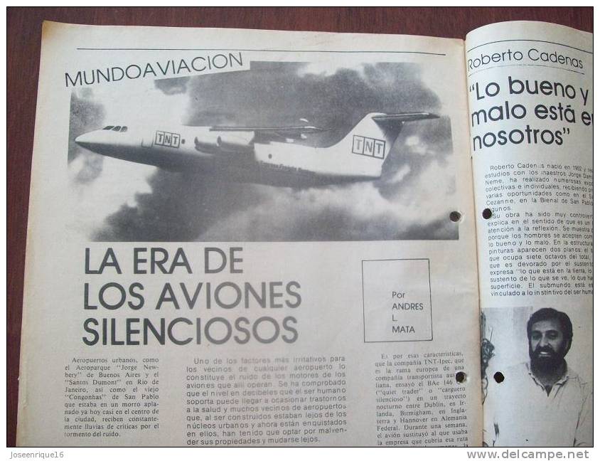TORRE LONDRES, AVIONES SILENCIOSOS URUGUAY 1987 - REVISTA, MAGAZINE. - [2] 1981-1990