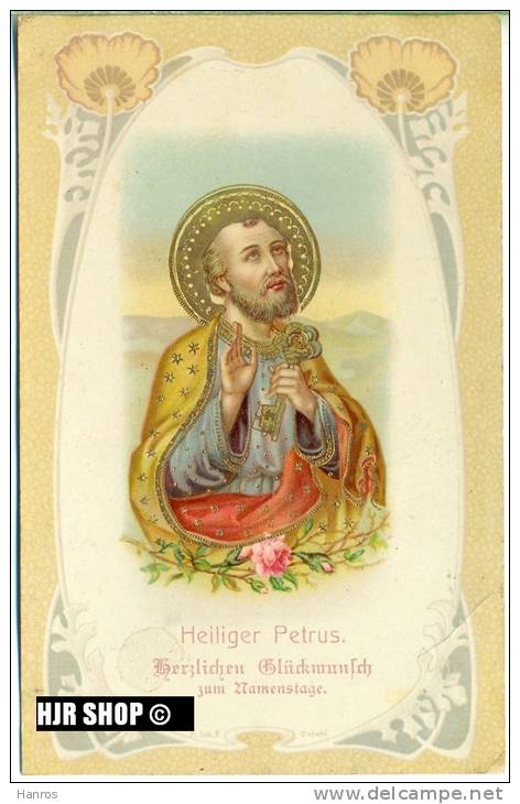 Um 1910/1920 Ansichtskarte "H. Petrus" - Vornamen