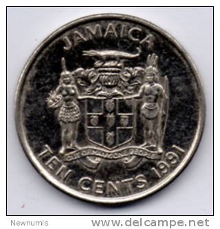 GIAMAICA 10 CENTS 1991 - Jamaique