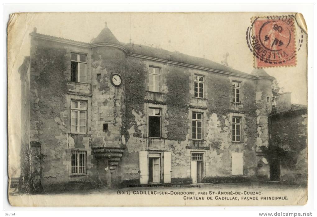 CADILLAC Sur DORDOGNE. - Château De Cadillac - Cadillac