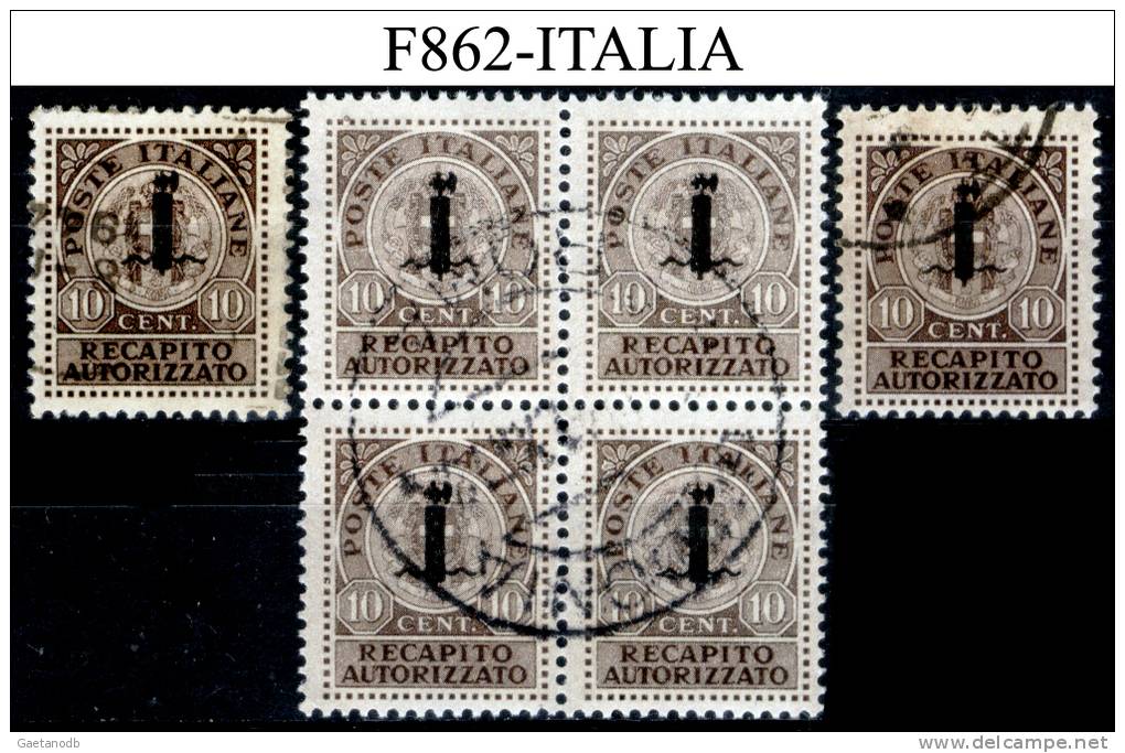 Italia-F00862 - Afgestempeld