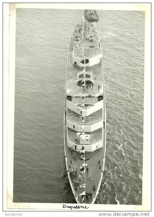 DUQUESNE - Photo Au Format 11x16 - De L´ETABLISSEMENT CINEMATOGRAPHIQUE DES ARMEES - FORT D´IVRY à IVRY SUR SEINE - Bateaux