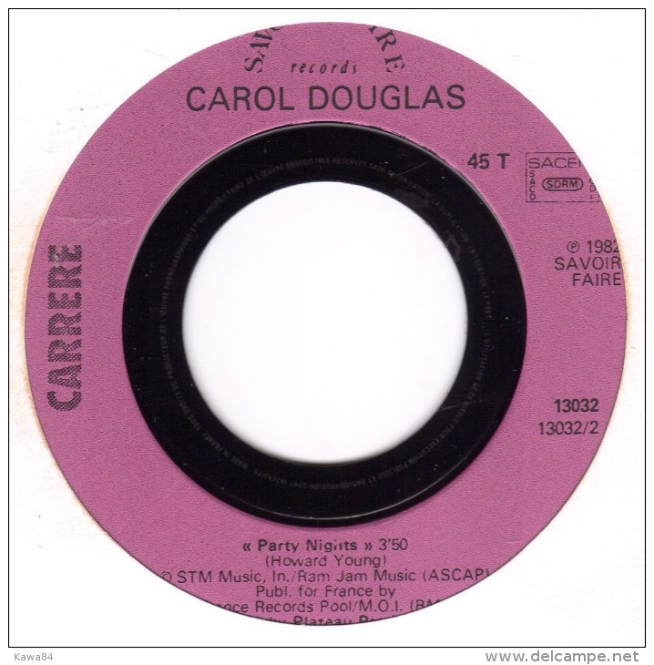 SP 45 RPM (7")  Carol Douglas  "  You're Not So Hot  " - Soul - R&B